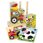 Puzzle cubos granja goula