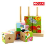 Puzzle cubos granja goula
