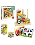 Puzzle cubos granja goula
