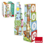 Cubos apilables bosque