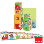 Cubos apilables bosque