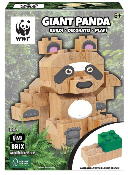 puzzle bloques panda WWF