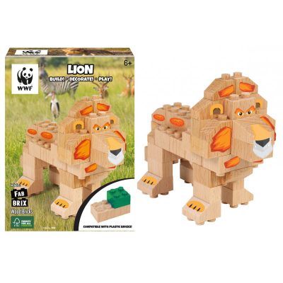 puzzle bloques leon WWF