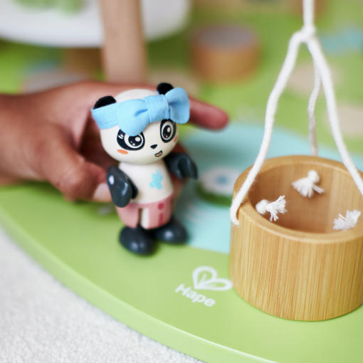 Juego Casa de bambú de los osos panda. Pequeingenio