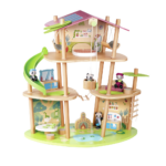 Juego Casa de bambú de los osos panda. Pequeingenio