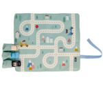 Juego Mantel Circuito menta con 3 Coches monneka pequeingenio
