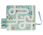 Juego Mantel Circuito menta con 3 Coches monneka pequeingenio