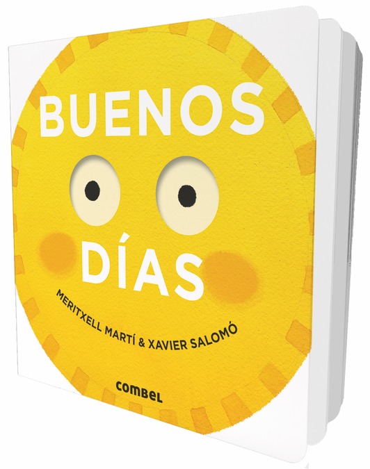 Portada del libro “Buenos días” de Combel, con ilustración del sol saliendo sobre un paisaje.