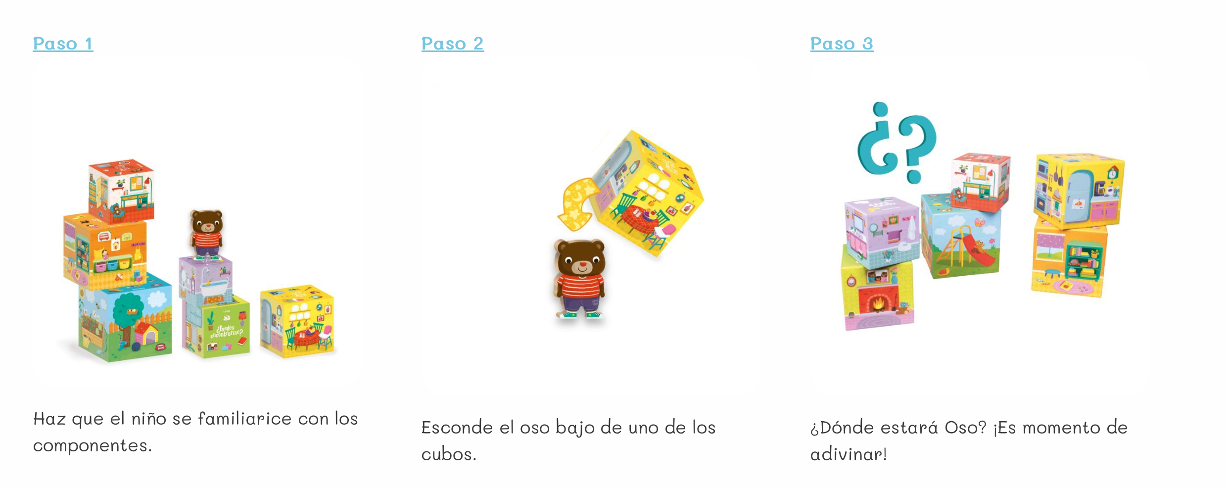 instrucciones de como se juega ¿donde esta el oso? de ludilo.