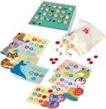 Juego de mesa educativo Bingo Alfabeto Goula en partida con varios niños.