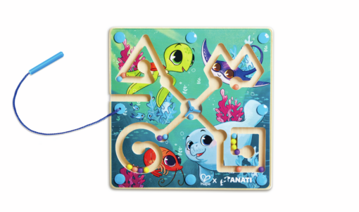 LABERINTO-MAGNETICO-ITI-HAPE-NURIA-CASAS1 Laberinto Magnético Iti de Hape con lápiz magnético.