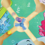 Detalle de canales y curvas del laberinto magnético Hape Iti.