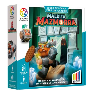 Caja compacta del juego Maldita Mazmorra ideal para llevar y jugar en casa o de viaje.