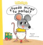 Portada del libro “¿Puedo mirar tu pañal?” con Ratón y un pañal animado.