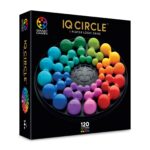 Juego de lógica IQ Circle portátil: ideal para viaje o espera.