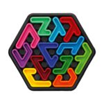 Detalle de las piezas de tacto suave del IQ Hexagon.