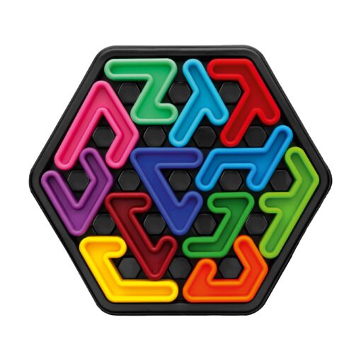 Detalle de las piezas de tacto suave del IQ Hexagon.