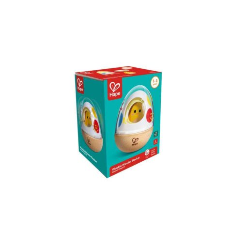 Juego de motricidad fina Hape Wobble Wonder Stacker.