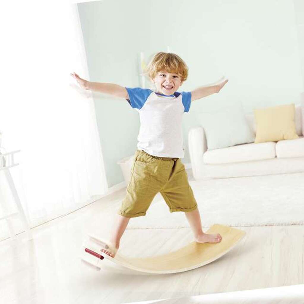 Tabla de equilibrio desmontada del caballo balancín Hape.