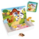 Panel de granja con paisajes y accesos para imanes Goula.