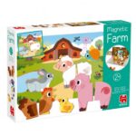 Granja magnética Goula con animales magnéticos escena completa.