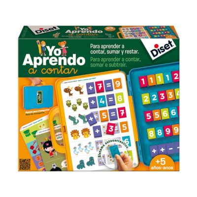 Maletín educativo Yo Aprendo a Contar de Diset con fichas y láminas