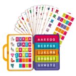 Fichas y letras del juego Yo Aprendo a Leer Diset.
