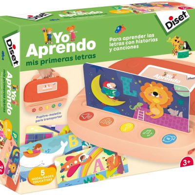 Maletín educativo Yo Aprendo las Letras de Diset con letras del abecedario.