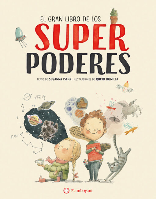 Ilustración de niños mostrando sus talentos en El gran libro de los superpoderes