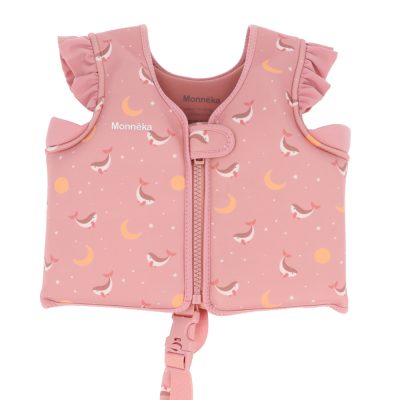 Chaleco Flotador Aprendizaje Whale pink – Monnëka