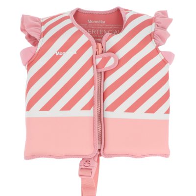 Chaleco Flotador Aprendizaje Stripes bloom & blush – Monnëka