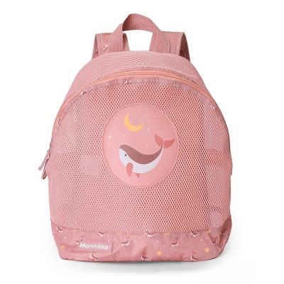 Mochila Infantil Antiarena Whale pink – Monnëka