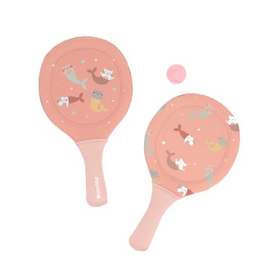 Palas de Playa Neopreno Mermaids Cats  con Pelota – Diviértete al aire libre