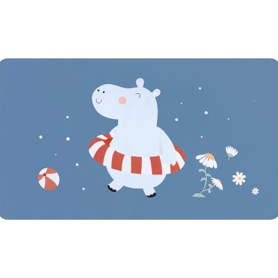 Toalla Playa Microfibra Hippos – Monnëka