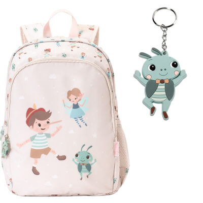 Llavero personalizable mochila The Wooden Boy Tutete