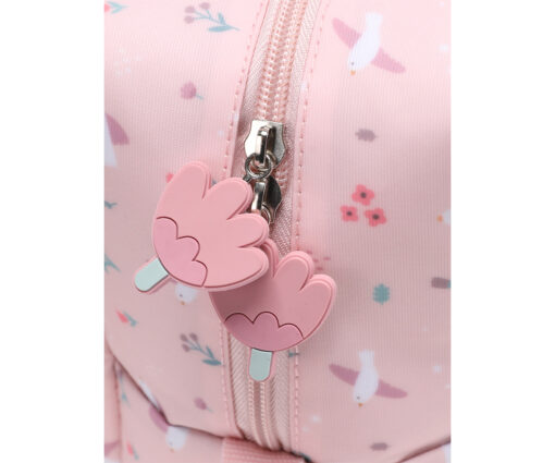 Detalle bolsa térmica infantil Blossom Birds