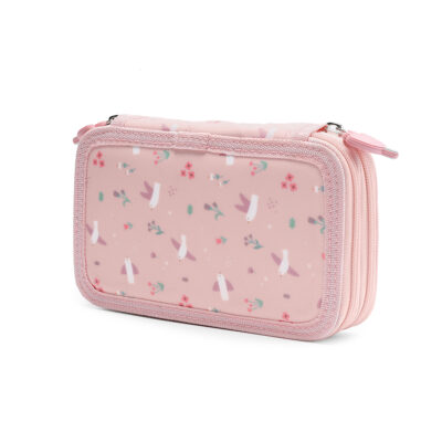 Estuche plumier doble Blossom Birds Tutete