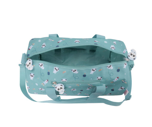 Bolsa deporte panda in the space personalizada con nombre