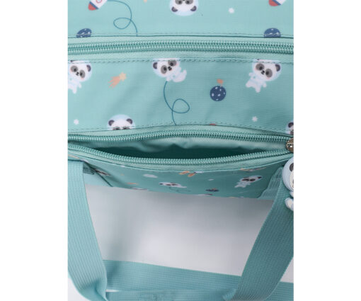 Bolsillo bolsa deporte infantil Panda in the space
