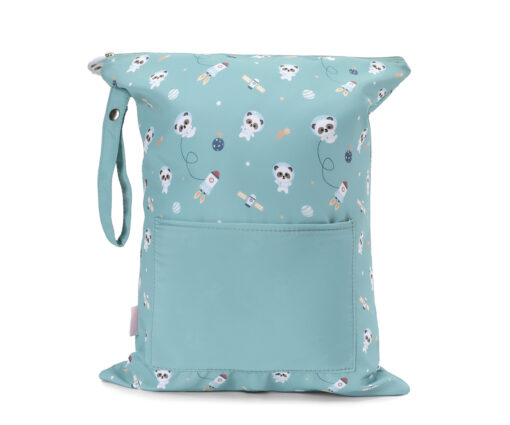 Pandas_in_Space_Bolsa_Impermeable_Grande_1_vuelta_al_cole_tutete Bolsa impermeable Panda in the space personalizable Tutete