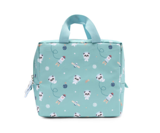 Bolsa merienda infantil Panda in Spacedpara el colegio