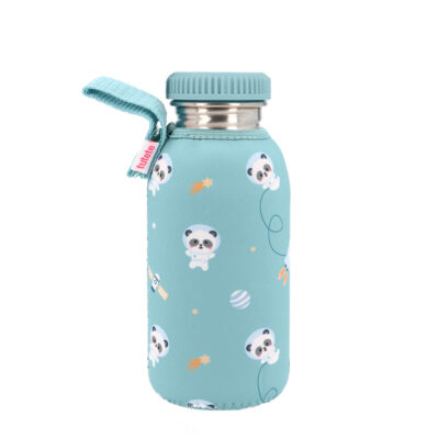 Botella acero panda in the space Tutete 500 ml