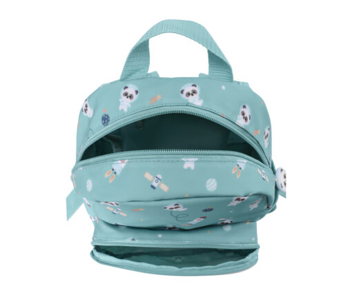 Mochila Pandas In Space personalizada con nombre