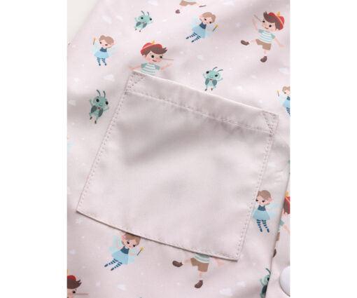 Bolsillo Babi escolar parte trasera The Wooden Boy personalizable Tutete