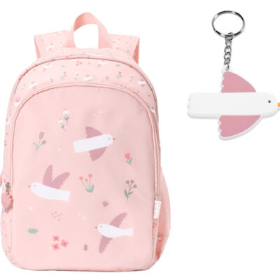 Llavero personalizable mochila Blossom Birds Tutete